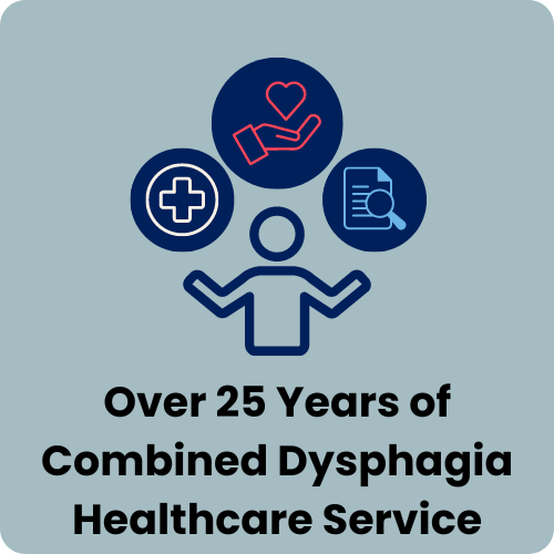 Over 25 years of combined dysphagia healthcare service