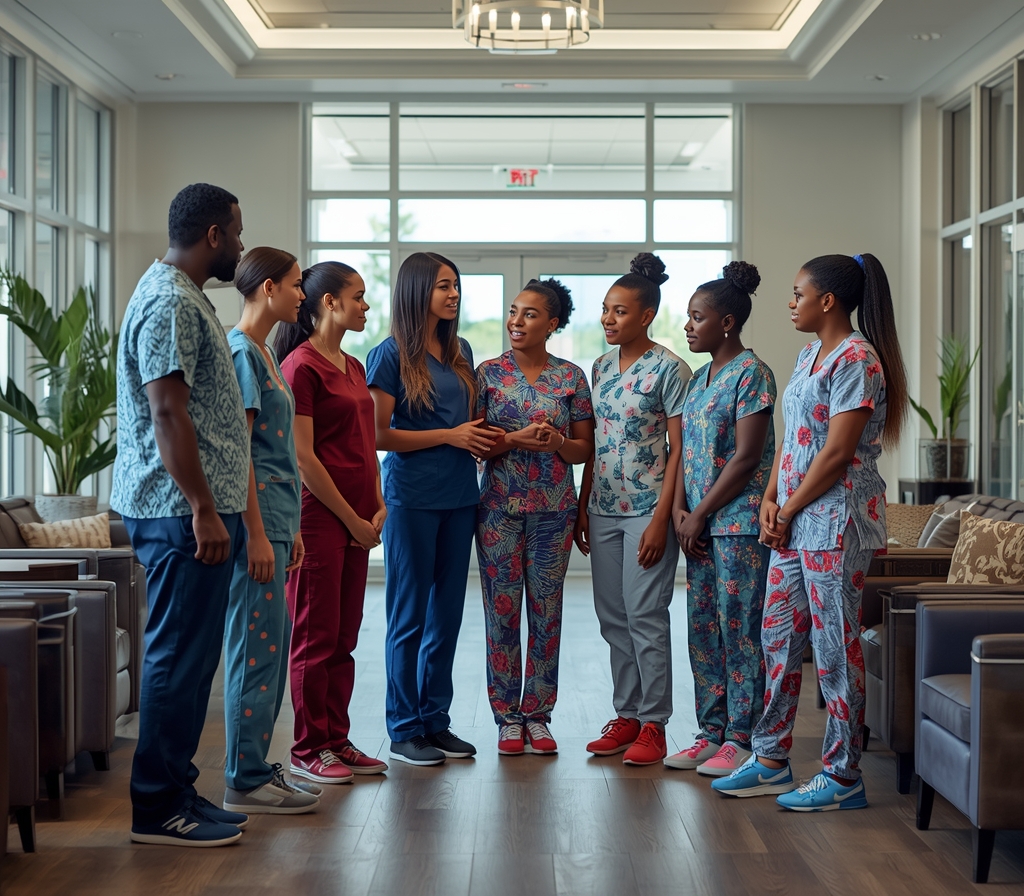 image depicting skilled nursing facility team members handling dysphagia care management using the patheous health pathway 360 toolkit